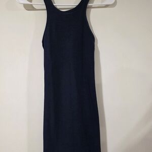 Beyond Yoga Spacedye Move It Midi Dress in Navy Blue, Size XS